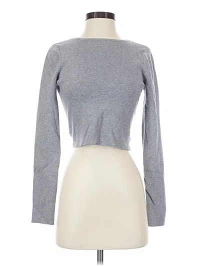 Pre-owned 4th & Reckless Cardigan Sweater In Gray