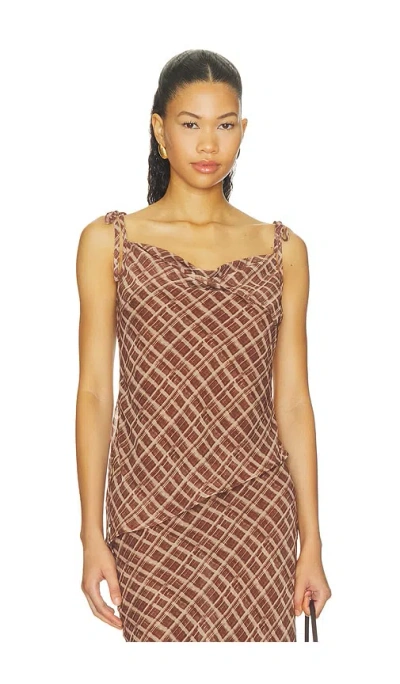 4th & Reckless Carlotta Top In Brown