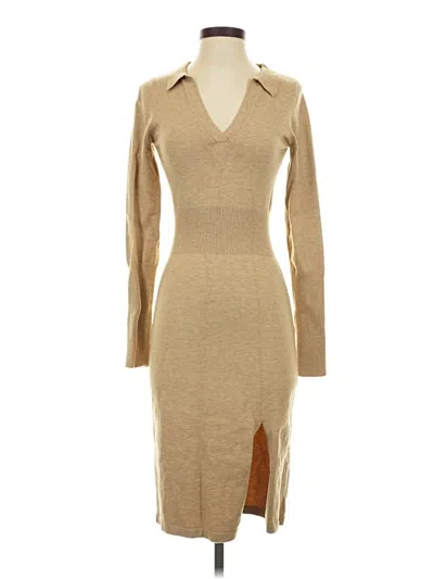 Pre-owned 4th & Reckless Casual Dress In Brown