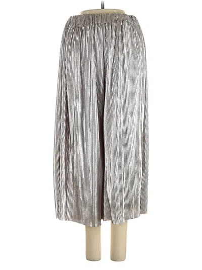 Pre-owned 4th & Reckless Casual Pants In Silver