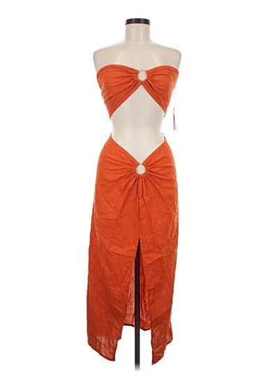 4th & Reckless Cocktail Dress In Orange