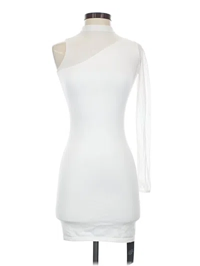 Pre-owned 4th & Reckless Cocktail Dress In White