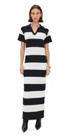 4th & Reckless Esme Dress Stripe In Black