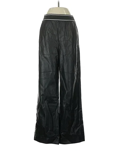 Pre-owned 4th & Reckless Faux Leather Pants In Black