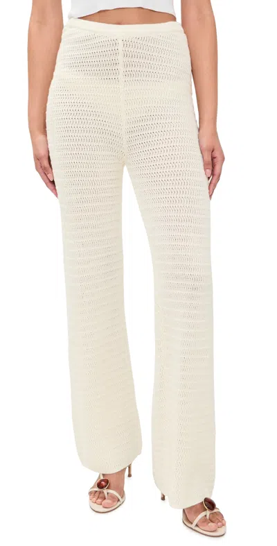 4th & Reckless Geri Pants Cream In White