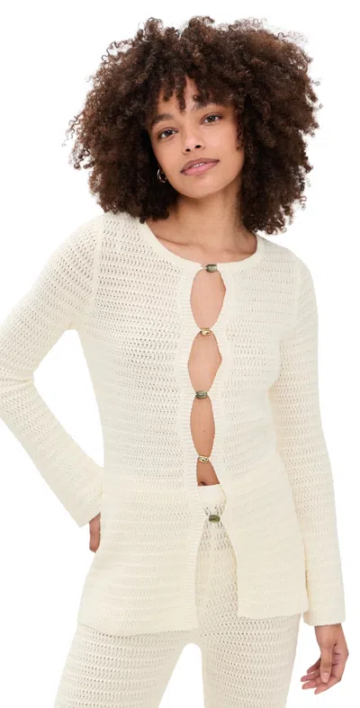 4th & Reckless Geri Top Cream In White