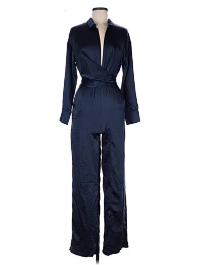 Pre-owned 4th & Reckless Jumpsuit In Blue