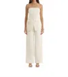 4th & Reckless Kellie Split Front Top In Buttercream In White