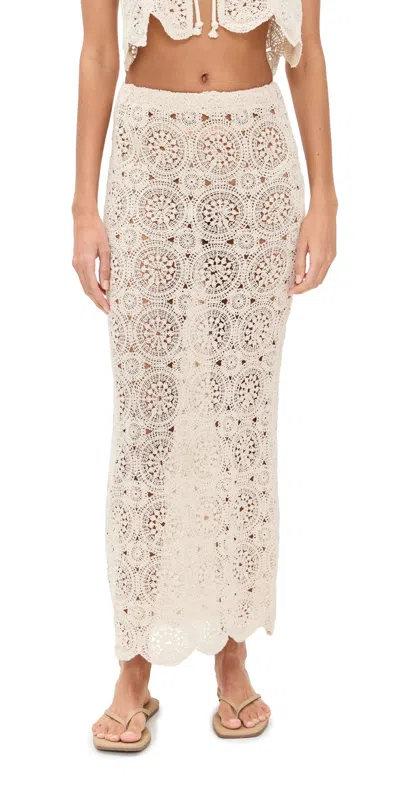 4th & Reckless Laurenne Skirrt Beige
