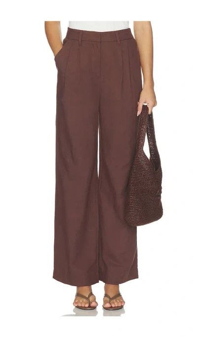 4th & Reckless Lennie Trouser In Brown
