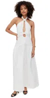 4th & Reckless Leona Maxi Dress In Off White