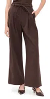 4th & Reckless Luca Trousers Chocolate In Brown