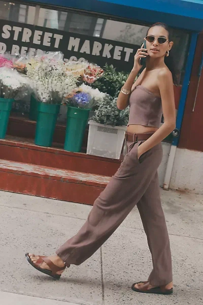 4th & Reckless Macie Linen Blend Trousers Pants