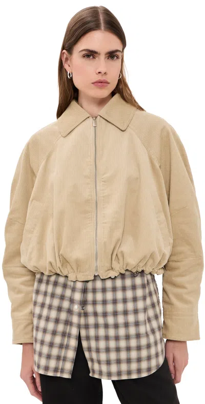 4th & Reckless Manon Corduroy Jacket Beige In Neutral