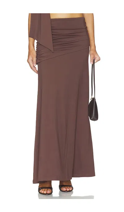 4th & Reckless Millie Skirt In Chocolate