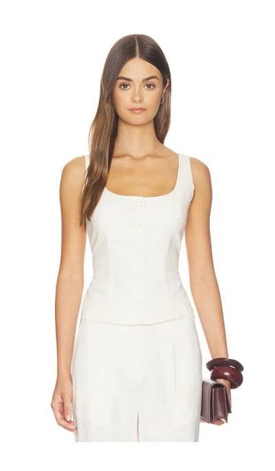 4th & Reckless Miriam Waistcoat In White