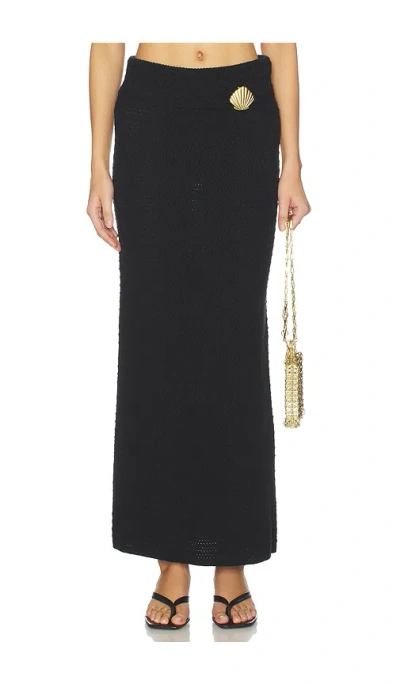 4th & Reckless Nala Crochet Skirt In Black