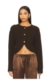 4th & Reckless Reyn Cardigan In Brown