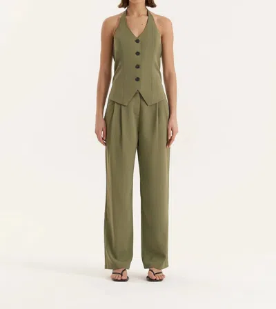 4th & Reckless Sabrina Trouser In Forest