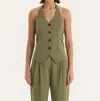 4th & Reckless Sabrina Vest In Forest