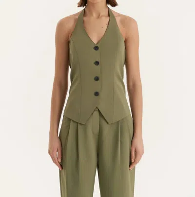 4th & Reckless Sabrina Vest In Forest