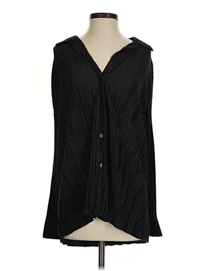 Pre-owned 4th & Reckless Sleeveless Blouse In Black