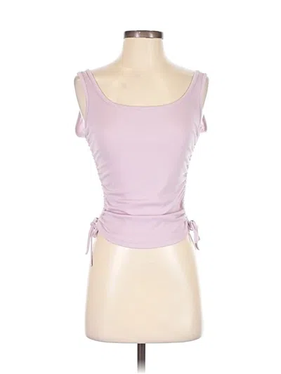Pre-owned 4th & Reckless Sleeveless Top Purple Sweetheart Neckline Tops