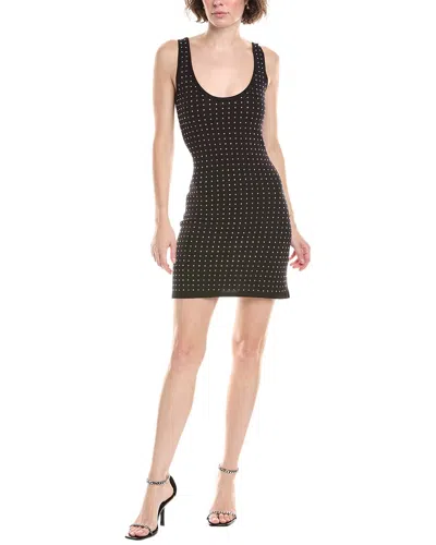 4th & Reckless Tallie Rhinestone Mini Dress In Black