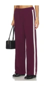 4th & Reckless Tammy Tailored Trouser In Burgundy