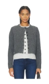 4th & Reckless Terry Cardigan In Gray