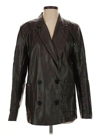 Pre-owned 4th & Reckless Trenchcoat In Brown