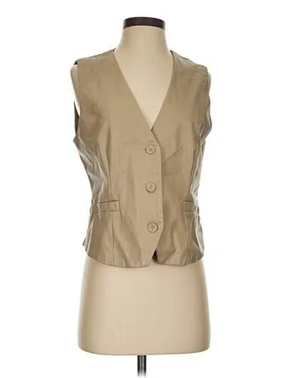 Pre-owned 4th & Reckless Vest In Tan