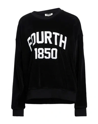 4th & Reckless Woman Sweatshirt Black Size Xs Cotton, Polyester