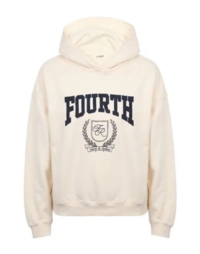 4th & Reckless Woman Sweatshirt Ivory Size Xs Cotton In Neutral