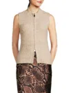 4th & Reckless Women's Brandy Boucle Sweater Vest In Camel