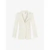 4TH & RECKLESS 4TH & RECKLESS WOMEN'S CREAM LIANA FITTED WOVEN BLAZER