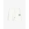 4th & Reckless Mirissa Logo-embroidered Regular-fit Cotton-jersey Shorts In Cream