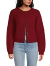 4th & Reckless Women's Drew Drop Shoulder Cardigan In Red