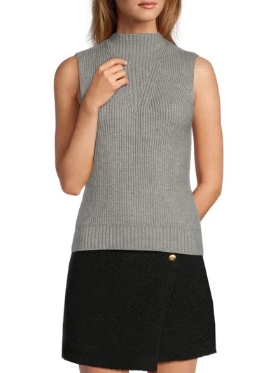 4th & Reckless Women's Simone Ribbed Vest In Grey