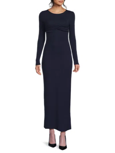 4th & Reckless Women's Zofia Sheath Maxi Dress In Navy