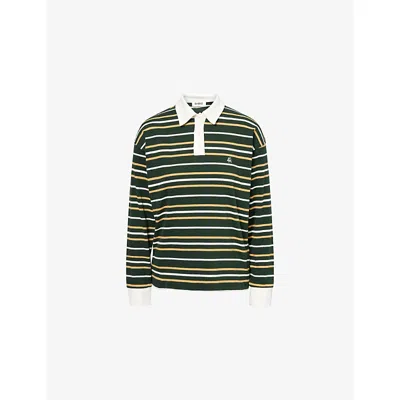 4th & Reckless Womens Chelsea Striped Stretch-cotton Rugby Top In Multi