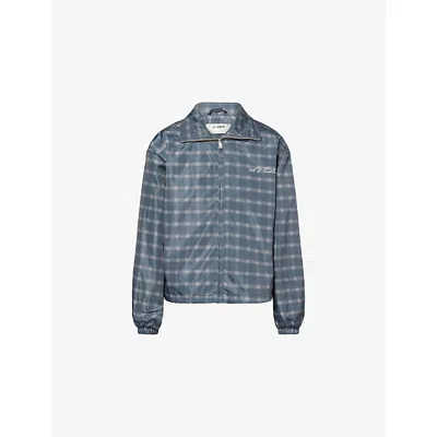 4th & Reckless Womens  Grace Check Woven Jacket In Gray