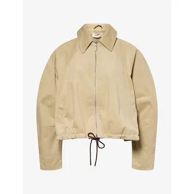 4th & Reckless Womens  Manon Corduroy Cotton Jacket In Beige