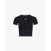 4th & Reckless Dayna Logo-print Cotton-blend Jersey T-shirt In Black
