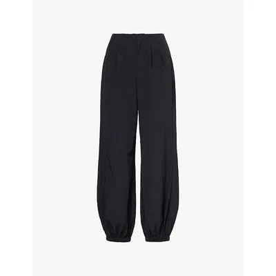 4th & Reckless Womens Black Tyla Balloon-leg Woven Trousers