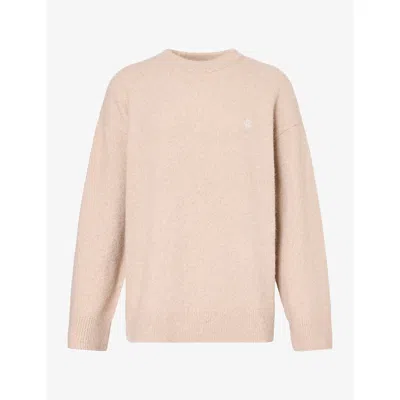 4th & Reckless Womens Brady Crew-neck Knitted Jumper Cram In Neutral