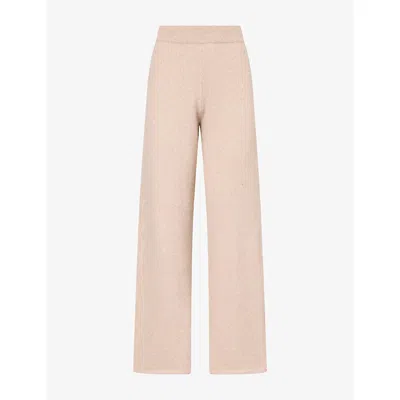 4th & Reckless Womens Brady Straight-leg Knitted Trousers Cram