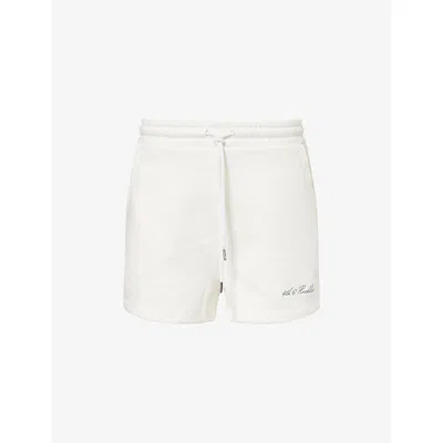4th & Reckless Womens Cream Clover Cotton-jersey Shorts In White
