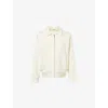 4th & Reckless Womens Valerie Cotton-jersey Bomber Jacket Ecru In Neutral
