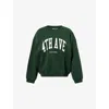 4th & Reckless Womens Avenue Oversized Cotton-jersey Sweatshirt Green Xs In Green
